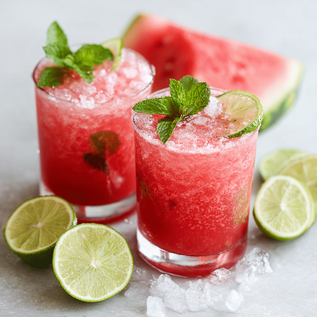 Watermelon Rose Cooler Recipe - Recipe Image