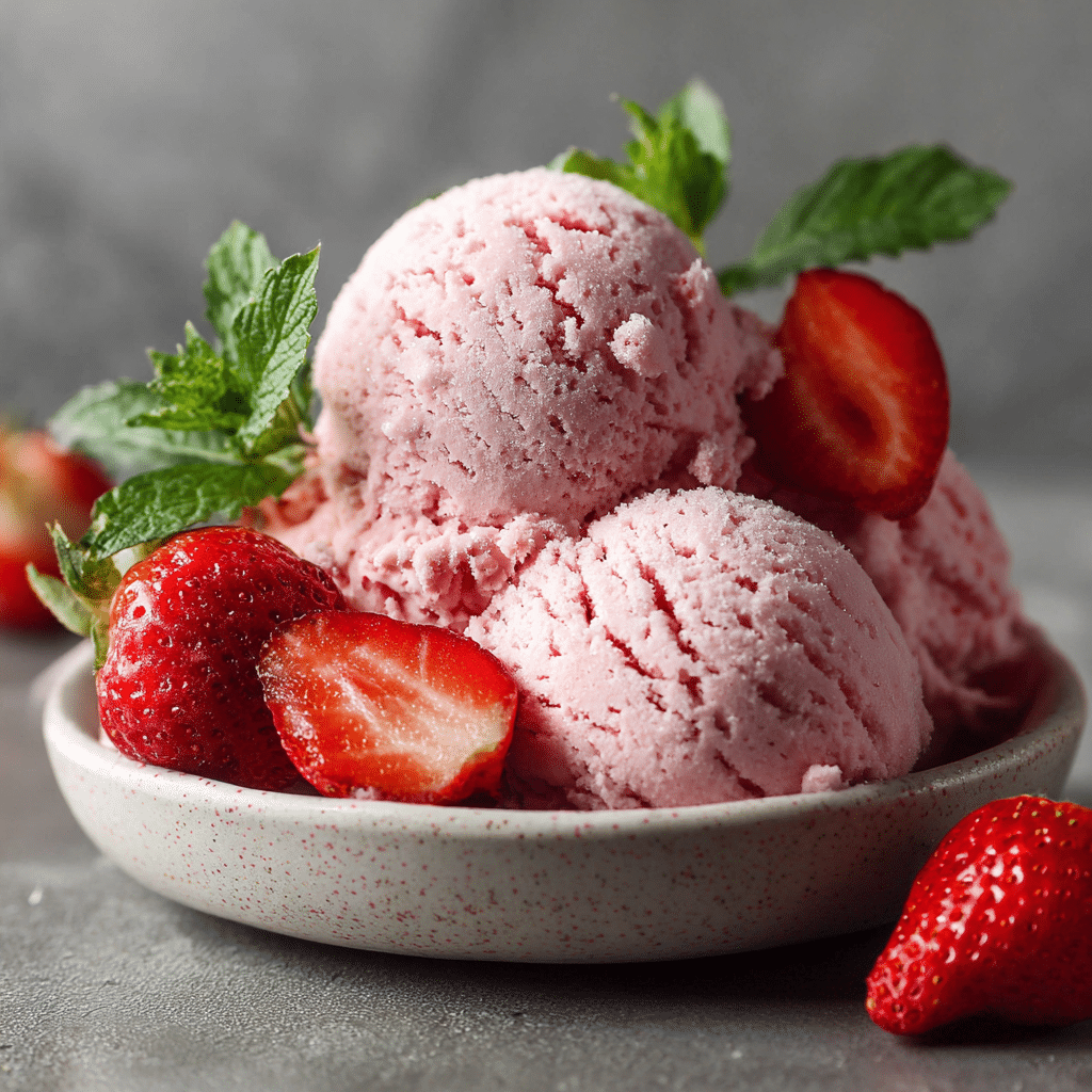 Strawberry Ice Cream Recipe - Recipe Image