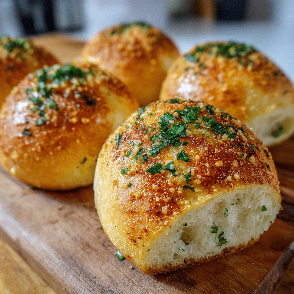 Garlic Bread Rolls - Recipe Image
