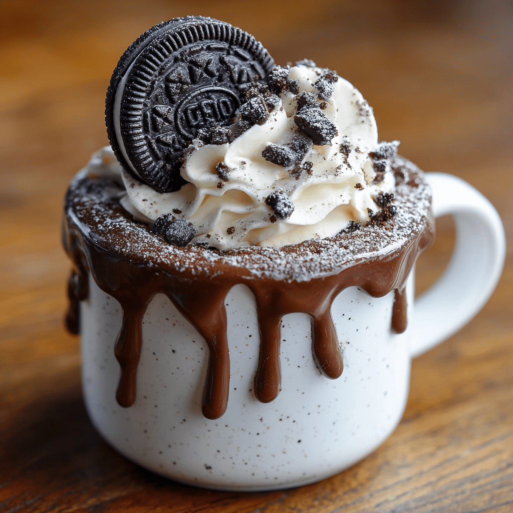 Oreo Mug Cake - Recipe Image