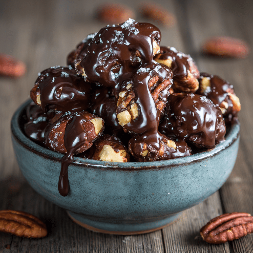 Chocolate Covered Nuts Recipe - Recipe Image