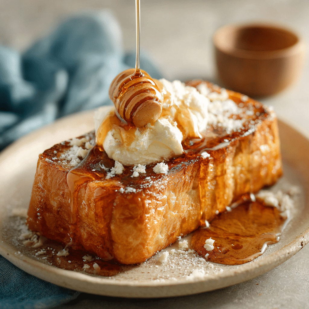 Honey Toast Recipe - Recipe Image
