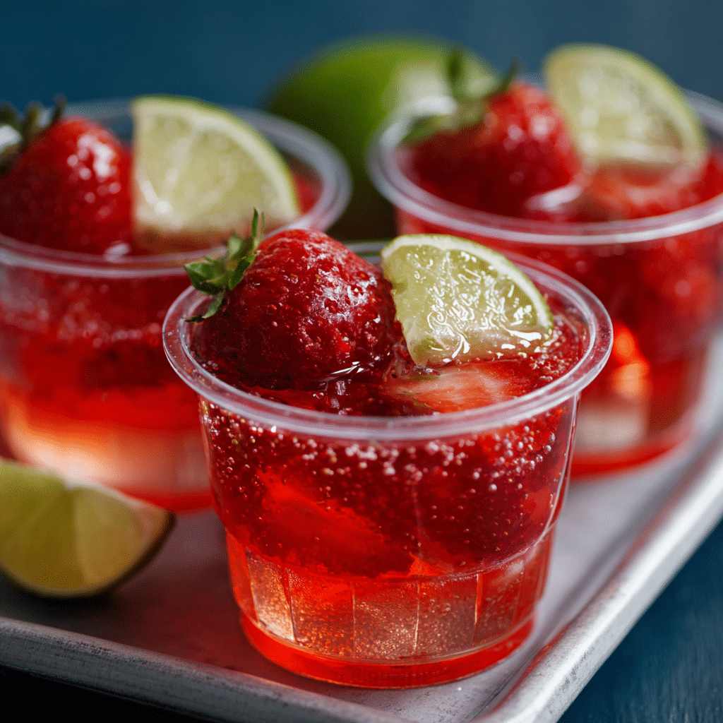 Strawberry Jelly Cups Recipe - Recipe Image