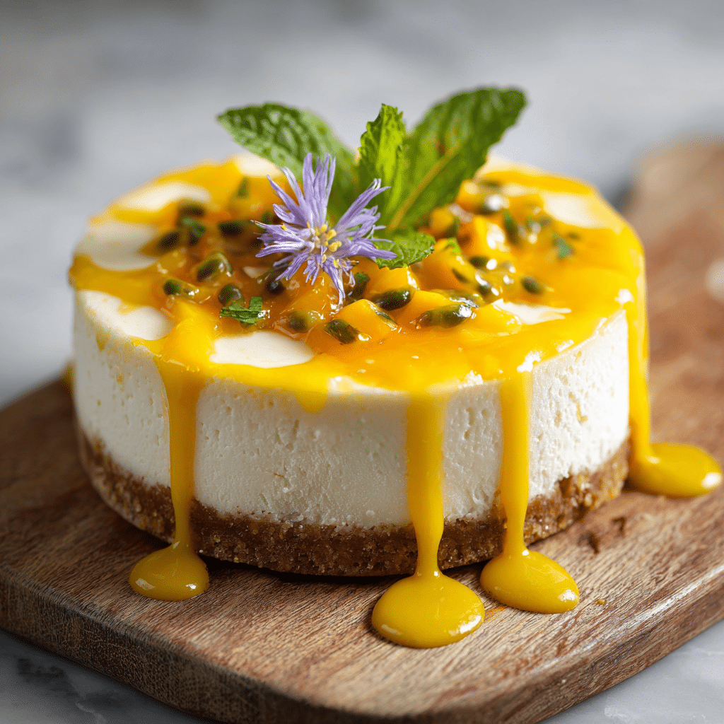 Mango Cheesecake Recipe - Recipe Image
