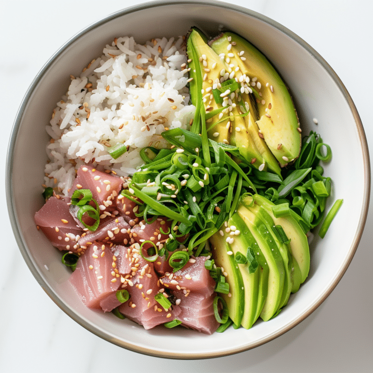 Rice and Tuna Bowl Recipe