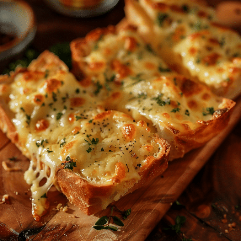 Cheesy Garlic Bread Recipe