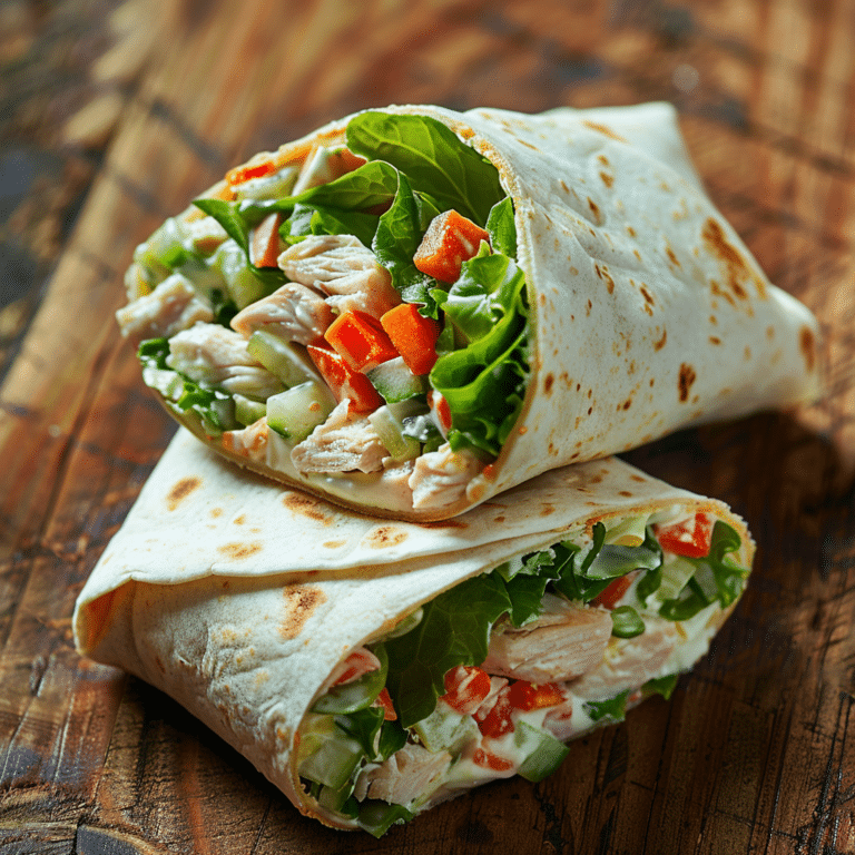 Quick Chicken Salad Wrap Recipe