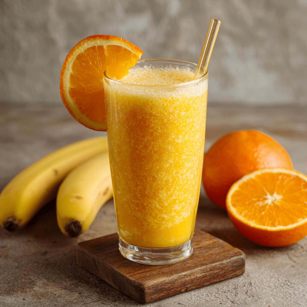 Orange Banana Drink Recipe - Recipe Image