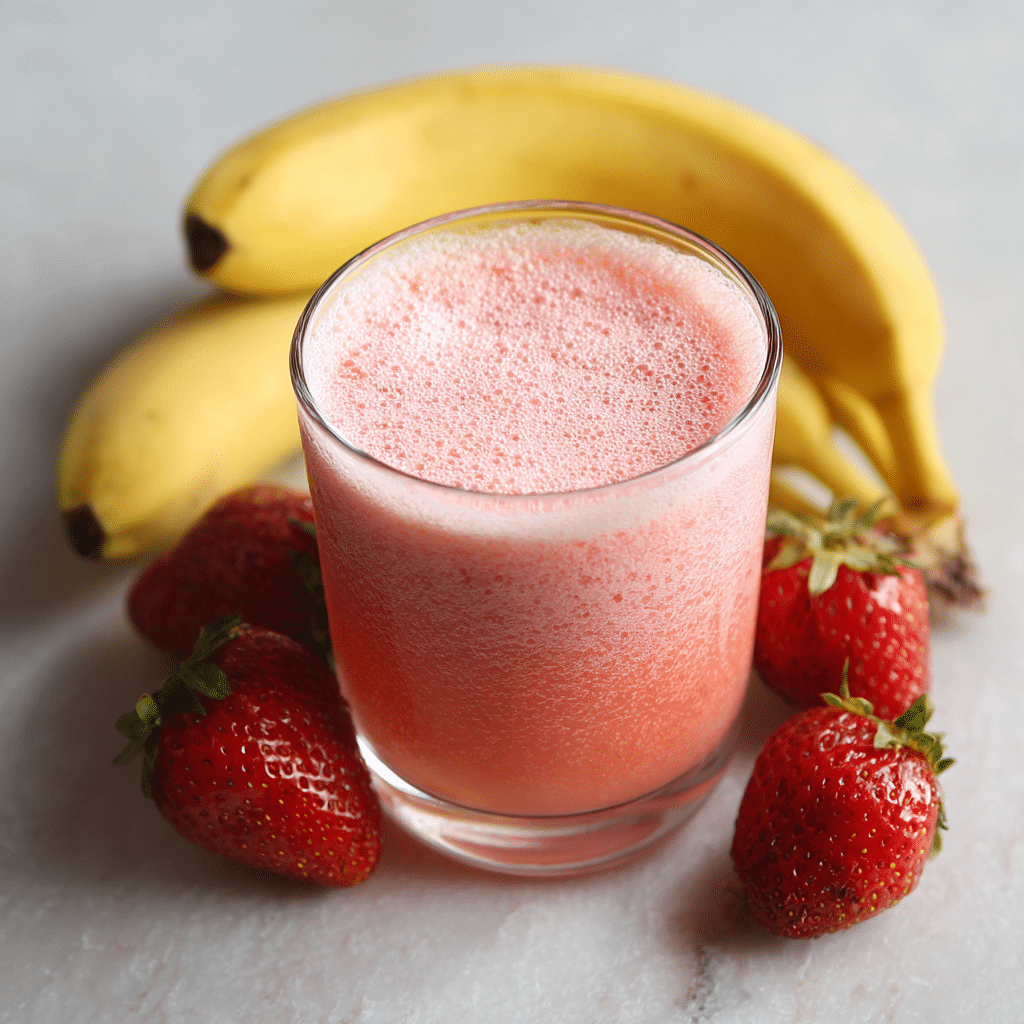 Strawberry Banana Juice Recipe - Recipe Image