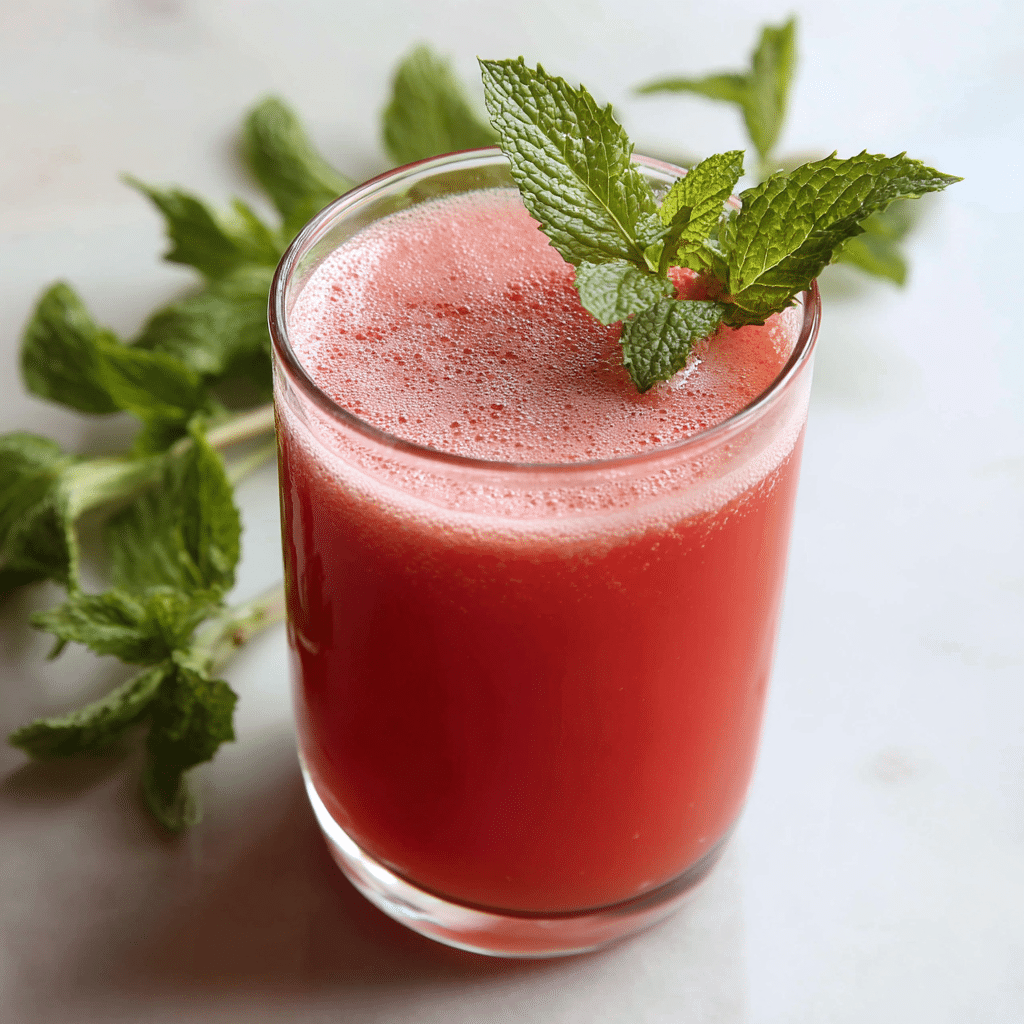 Watermelon Mint Juice Recipe - Recipe Image