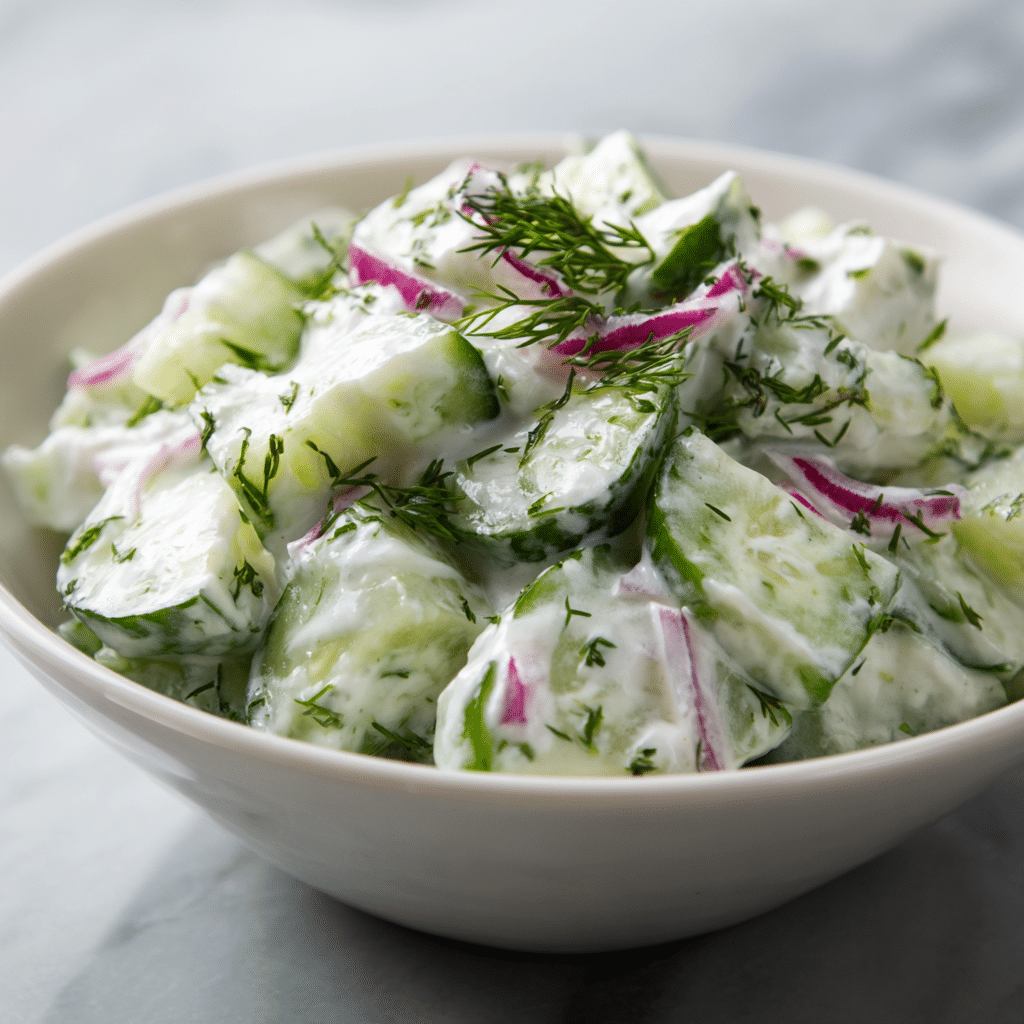 Cucumber Yogurt Salad Recipe - Recipe Image