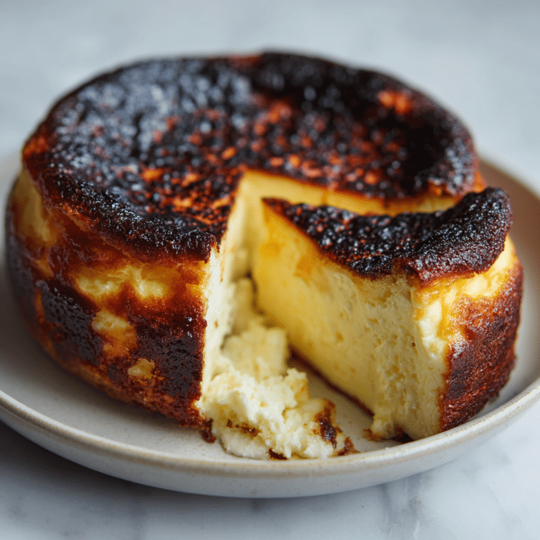 Burnt Basque Cheesecake Recipe