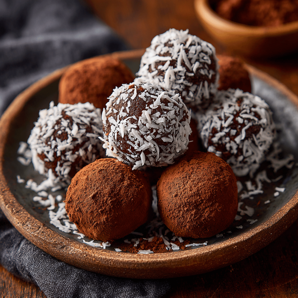 Chocolate Coconut Truffles Recipe - Recipe Image