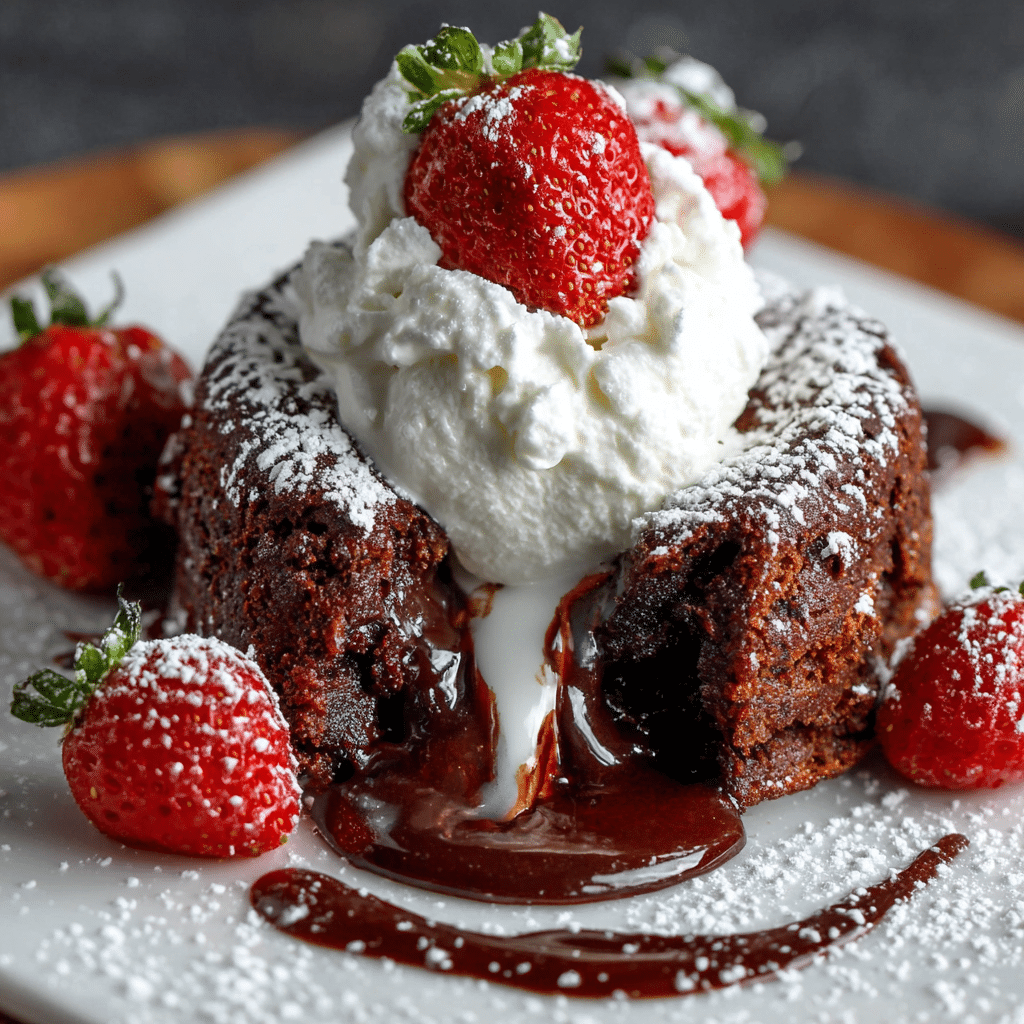 Triple Chocolate Lava Cake Recipe - Recipe Image