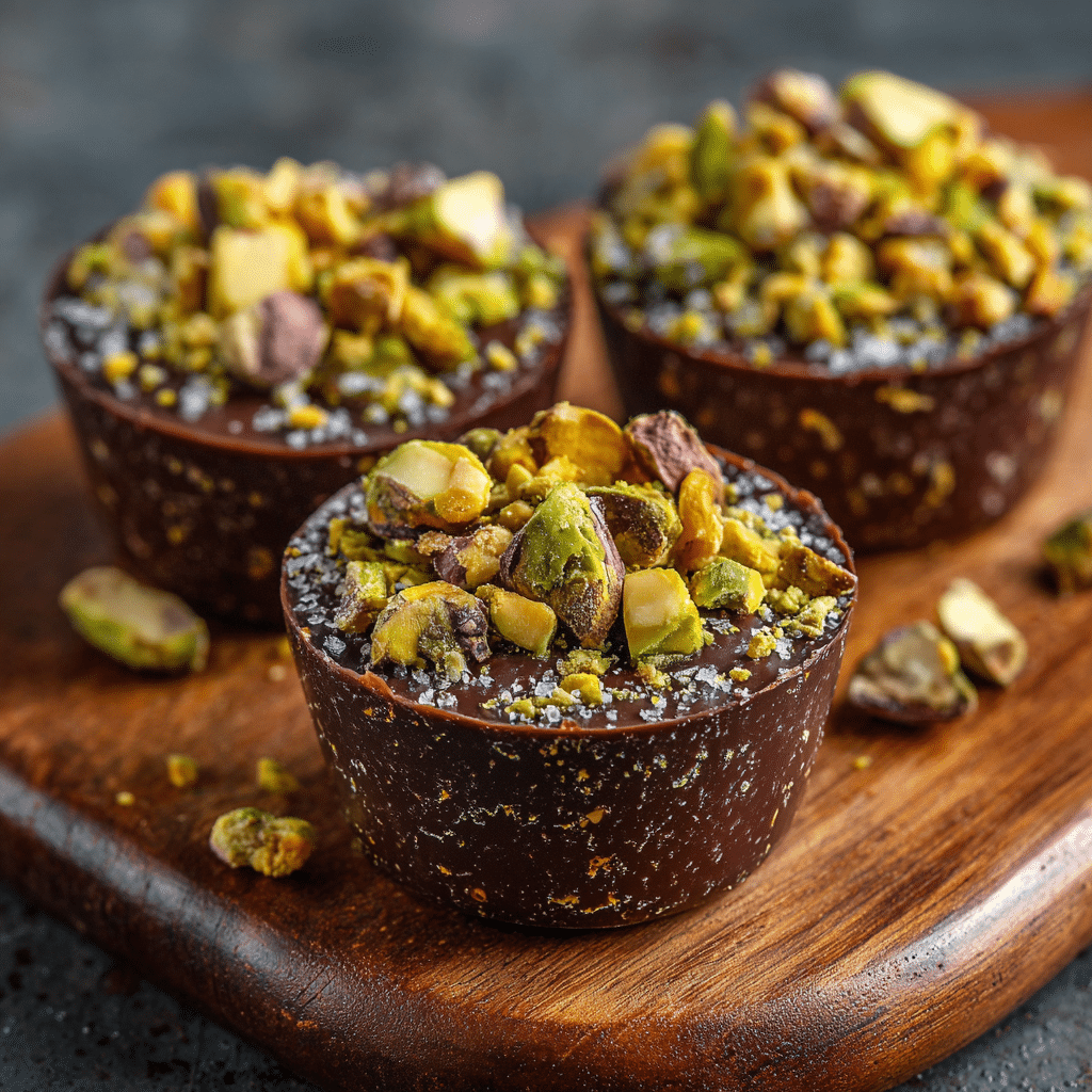 Dubai Chocolate Pistachio Cups Recipe - Recipe Image