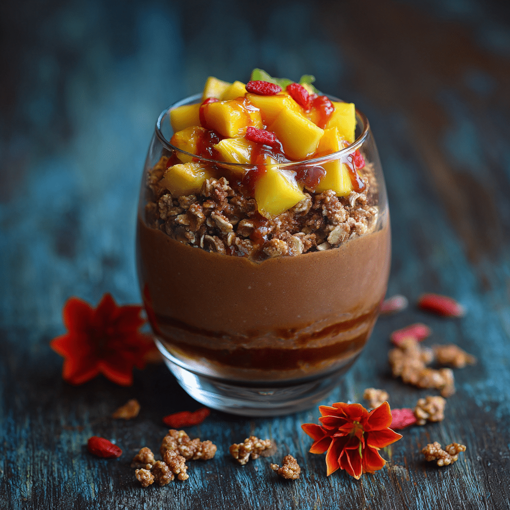 Chocolate Chili Mango Oat Fusion Recipe - Recipe Image