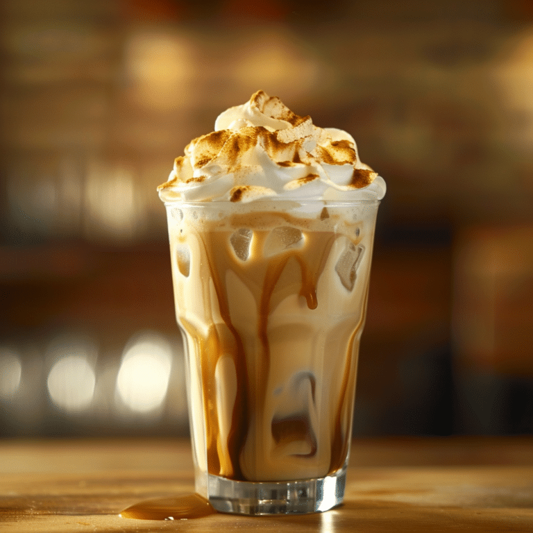 Caramel Iced Coffee Cream Recipe
