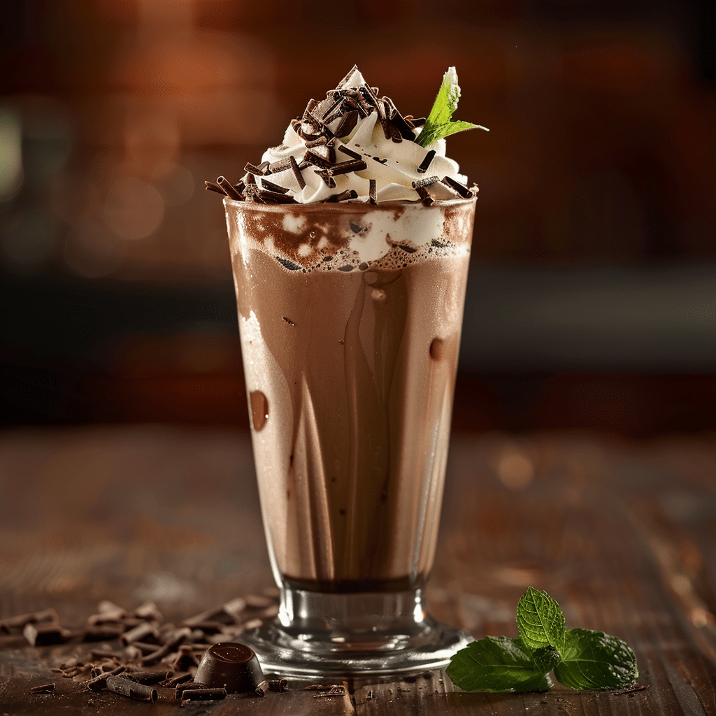 Chocolate Mint Iced Shake Recipe