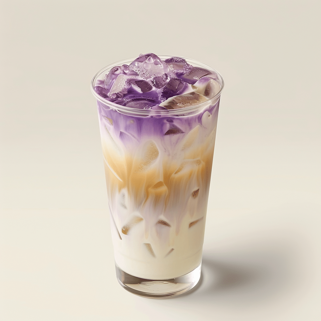 Iced Coconut Lavender Latte Recipe - Recipe Image
