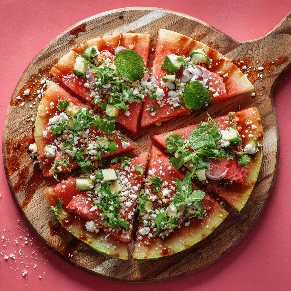 Watermelon Pizza - Recipe Image