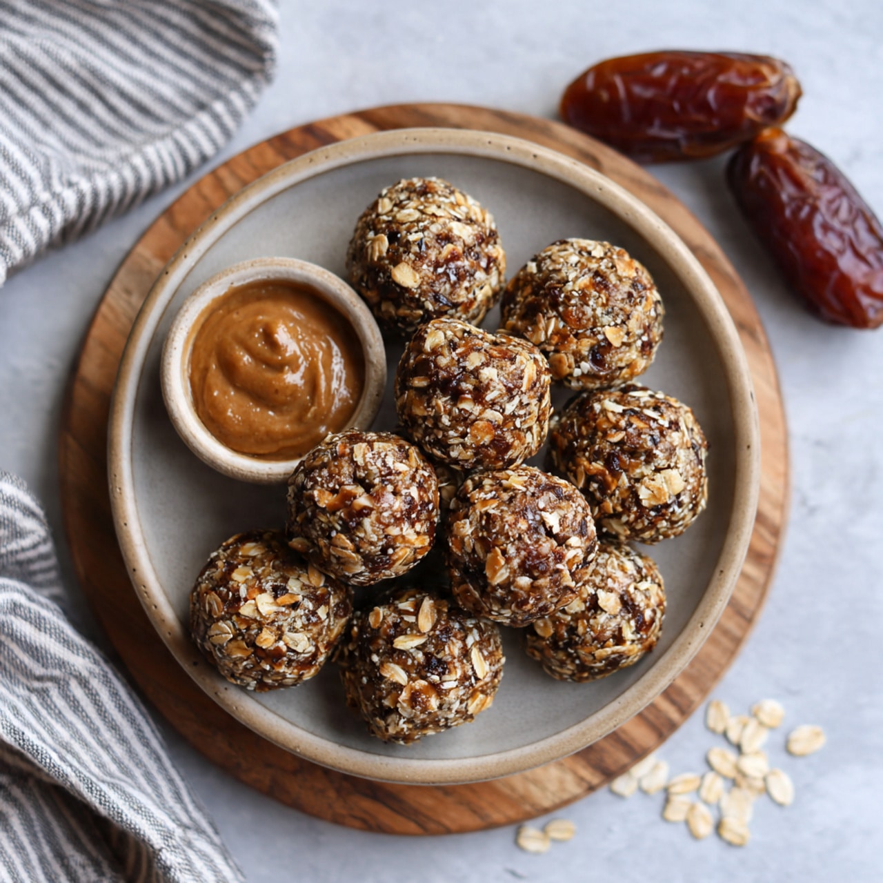 Banana Oat Energy Bites (No Bake) Recipe - Recipe Image