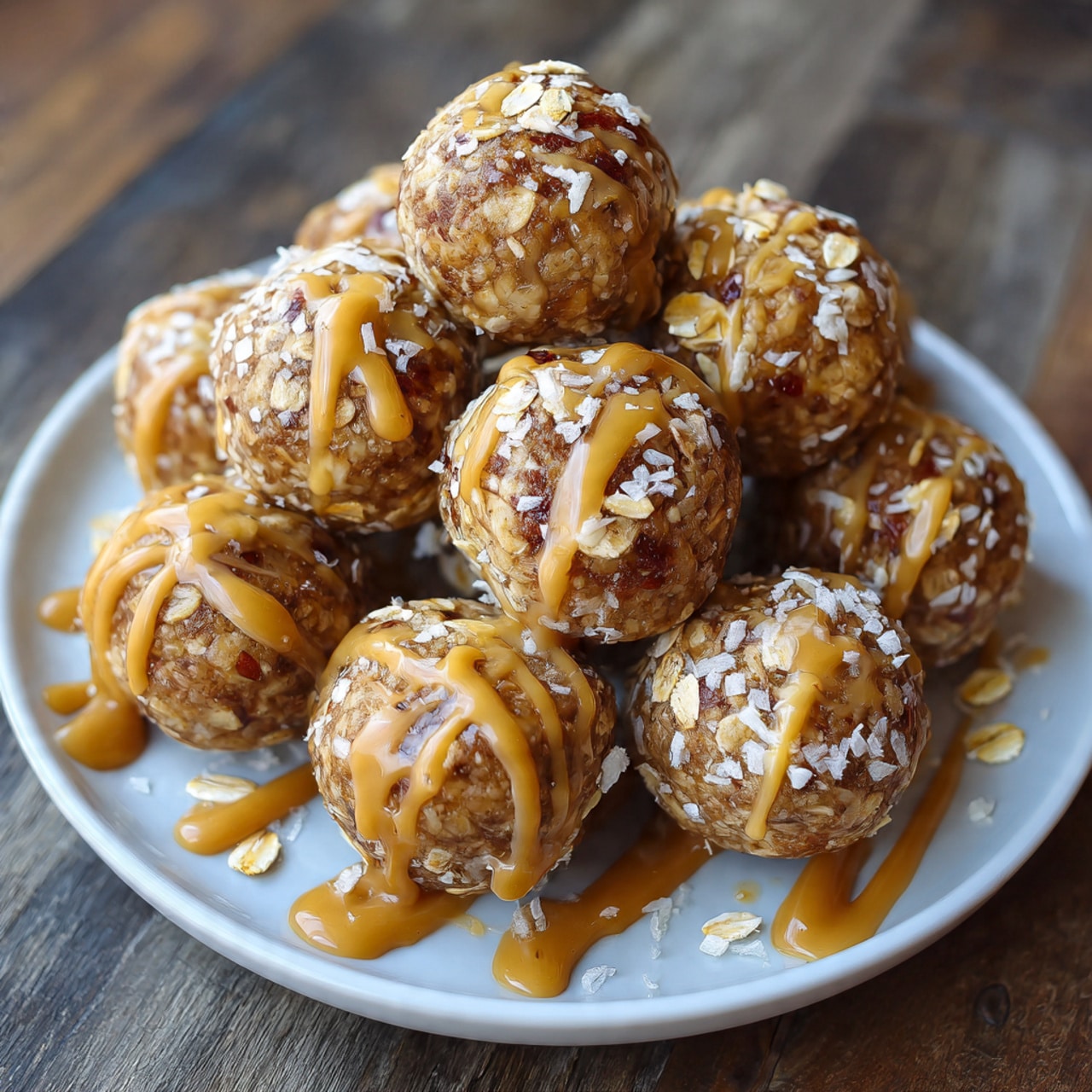 Banana Oat Energy Bites (No Bake) Recipe - Recipe Image