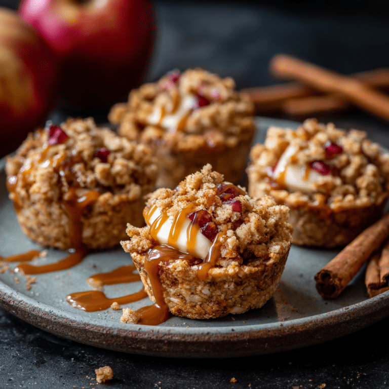 Cinnamon Apple Crumble Cups Recipe