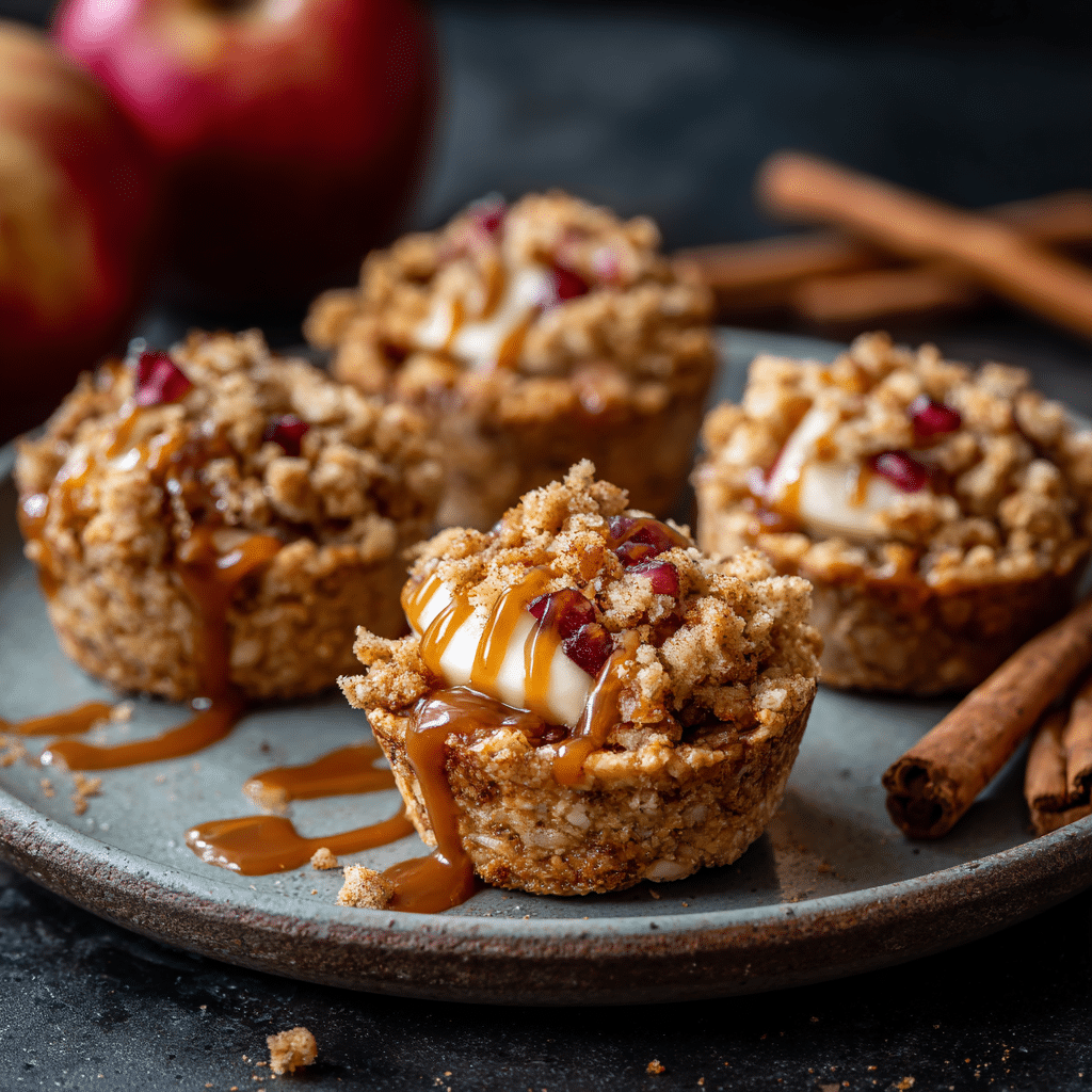 Cinnamon Apple Crumble Cups Recipe