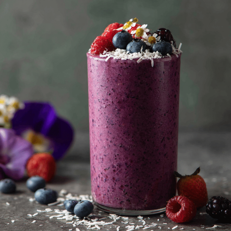 Berry Coconut Smoothie Recipe