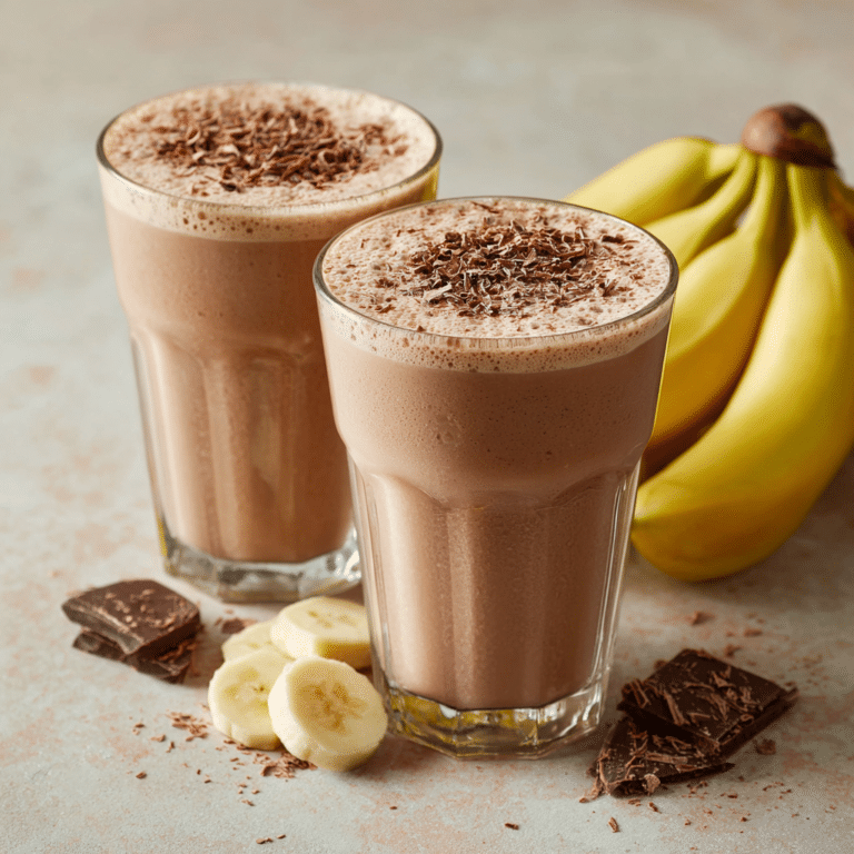 Chocolate Banana Milkshake Recipe