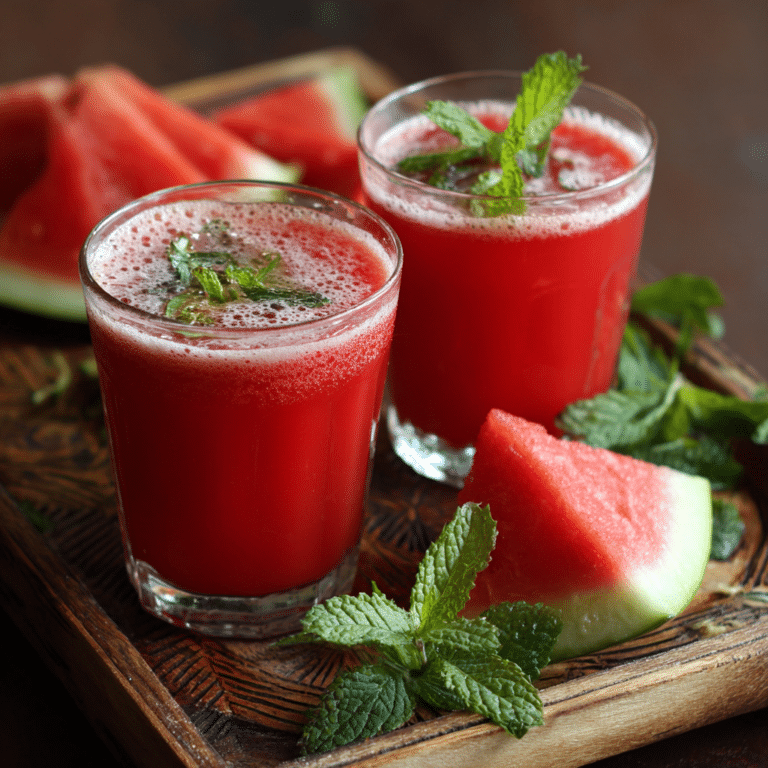 Watermelon Mint Juice Recipe