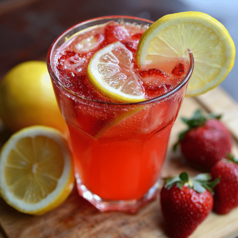 Strawberry Lemonade Cooler Recipe