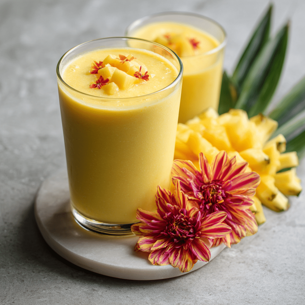 Tropical Mango Pineapple Smoothie Recipe