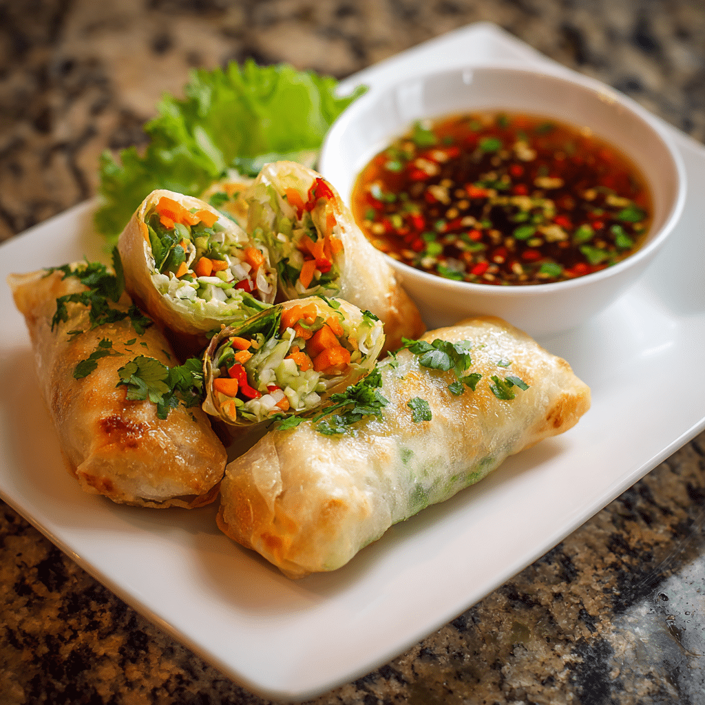Vegetable Spring Rolls Recipe
