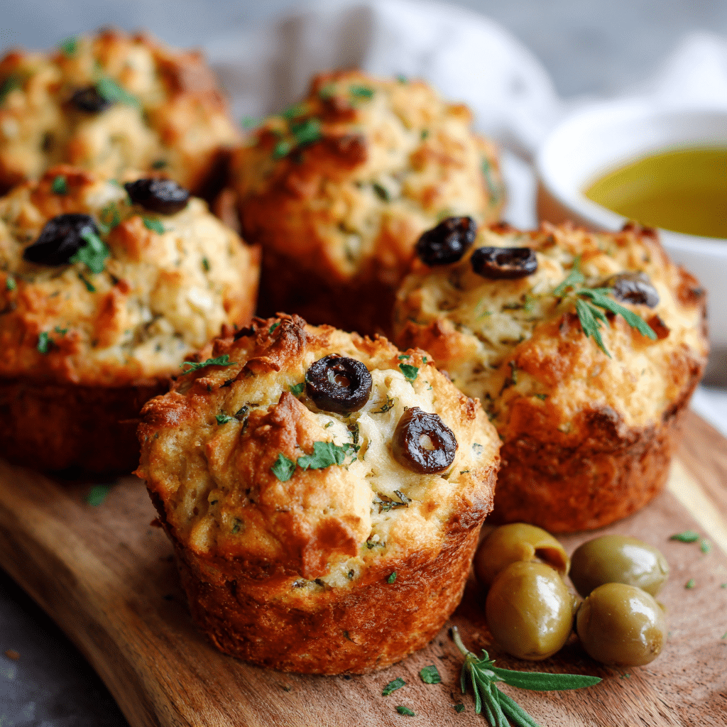 Tuna and Olive Savory Muffins Recipe