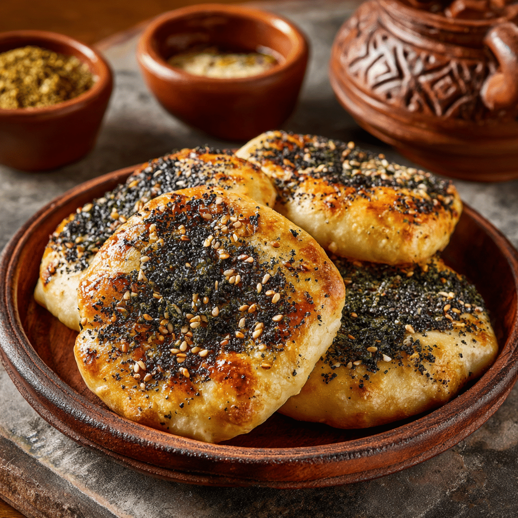 Mini Za’atar Cheese Manakish Recipe