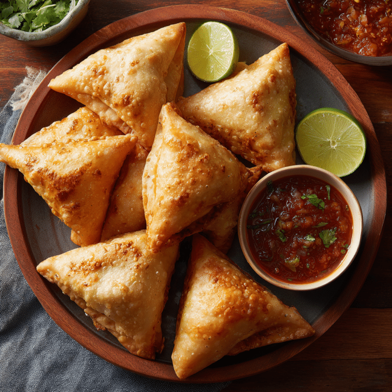 Spicy Potato Samosas Recipe
