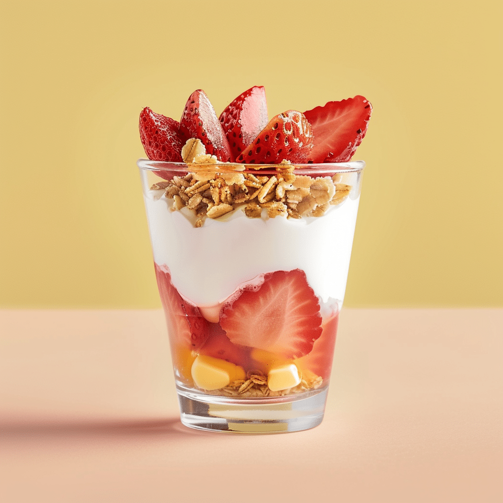 Strawberry Yogurt Cup Recipe - Recipe Image