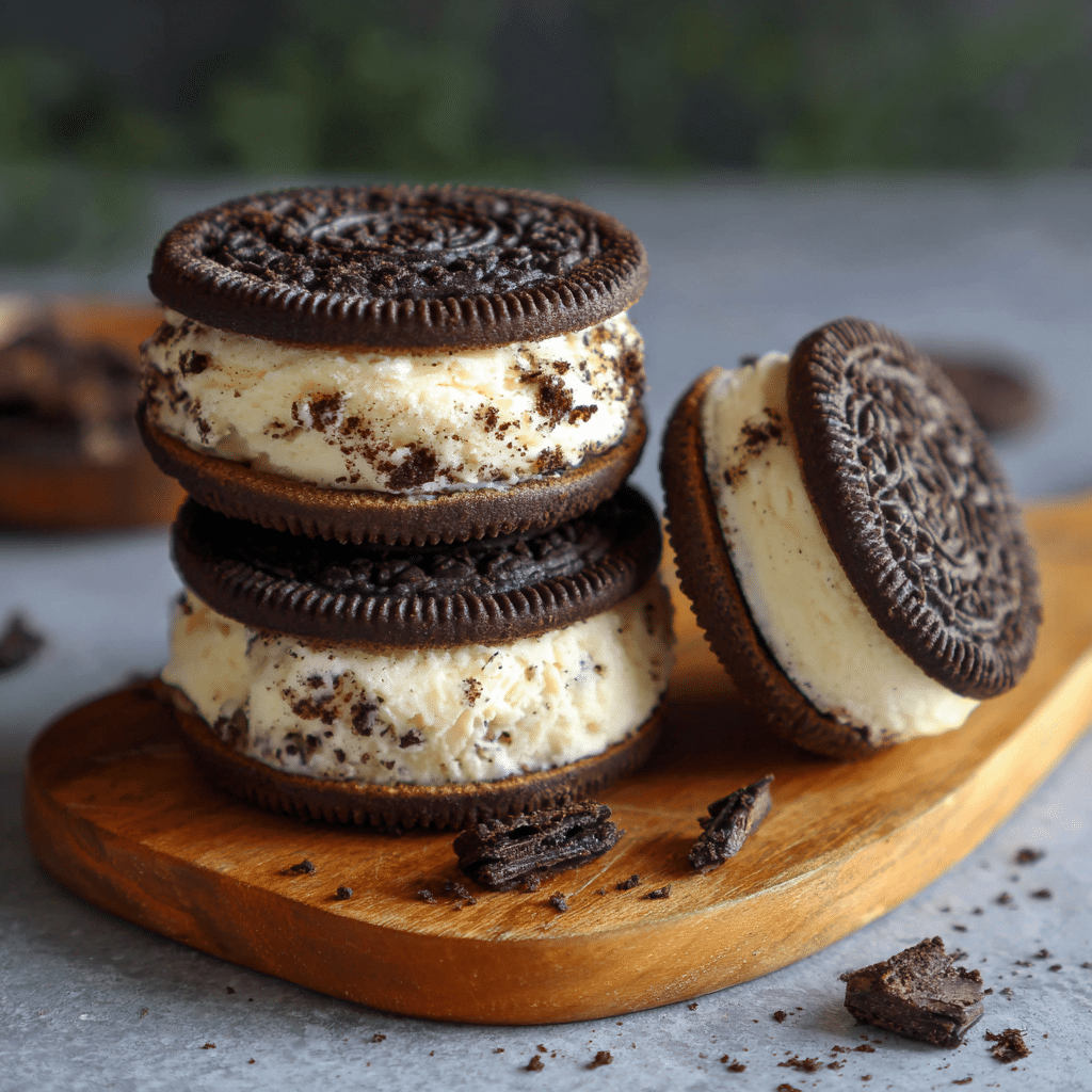 Oreo Ice Cream Sandwiches Recipe