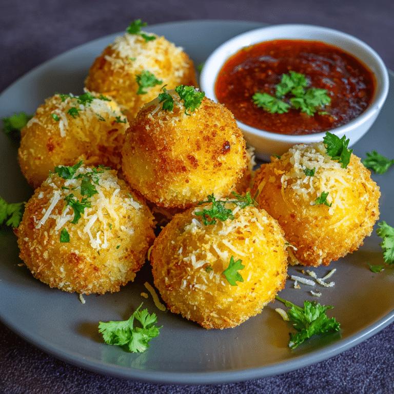 Crispy Potato Cheese Balls Recipe