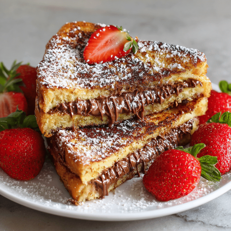Nutella Stuffed French Toast Recipe