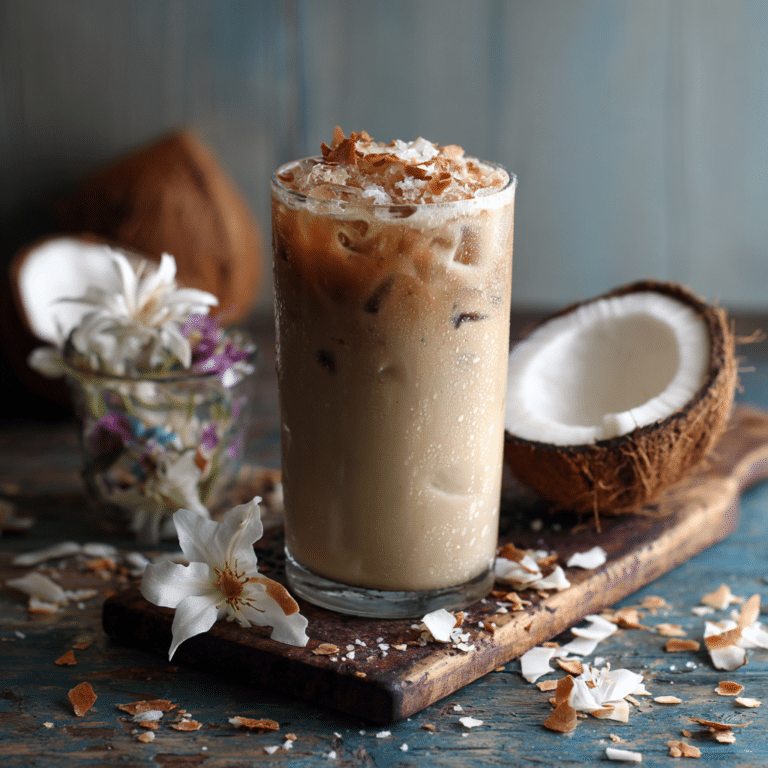 Iced Coconut Coffee Recipe