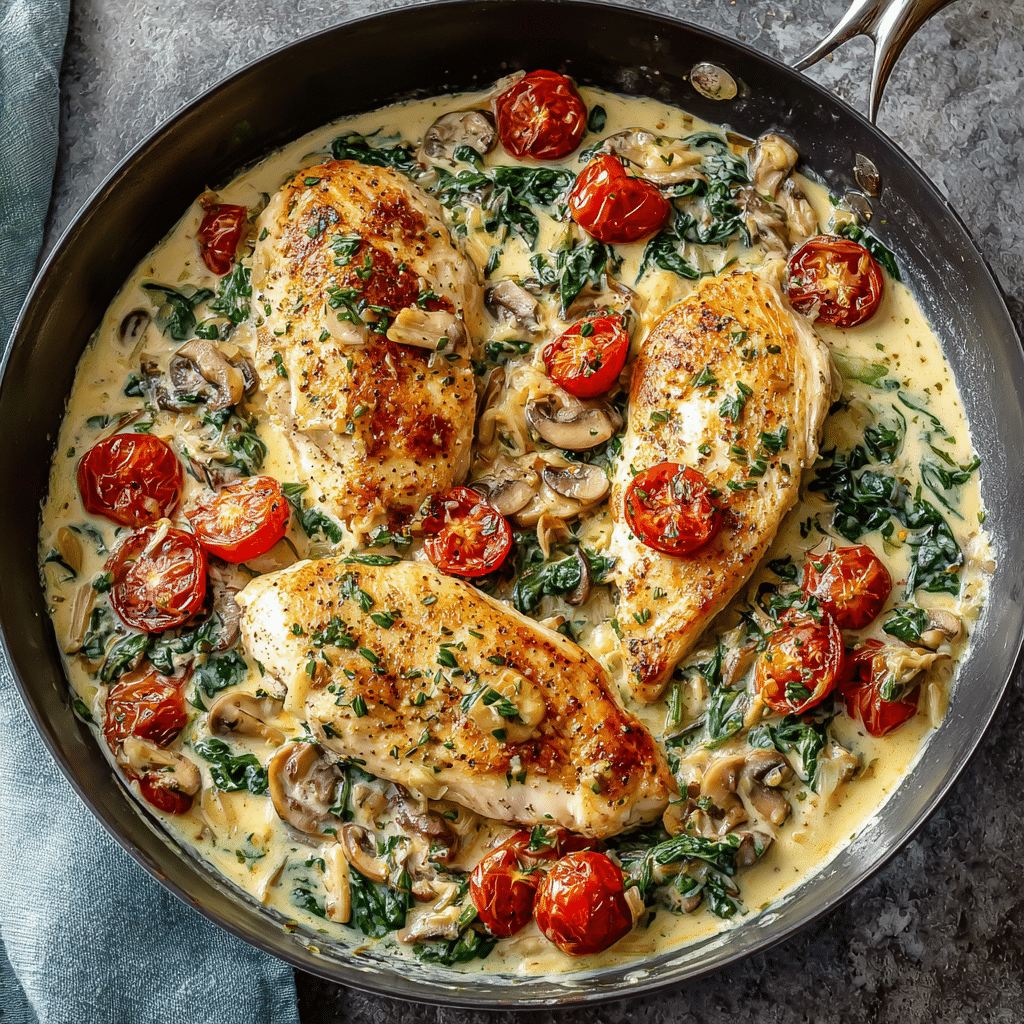 Creamy Tuscan Chicken Recipe
