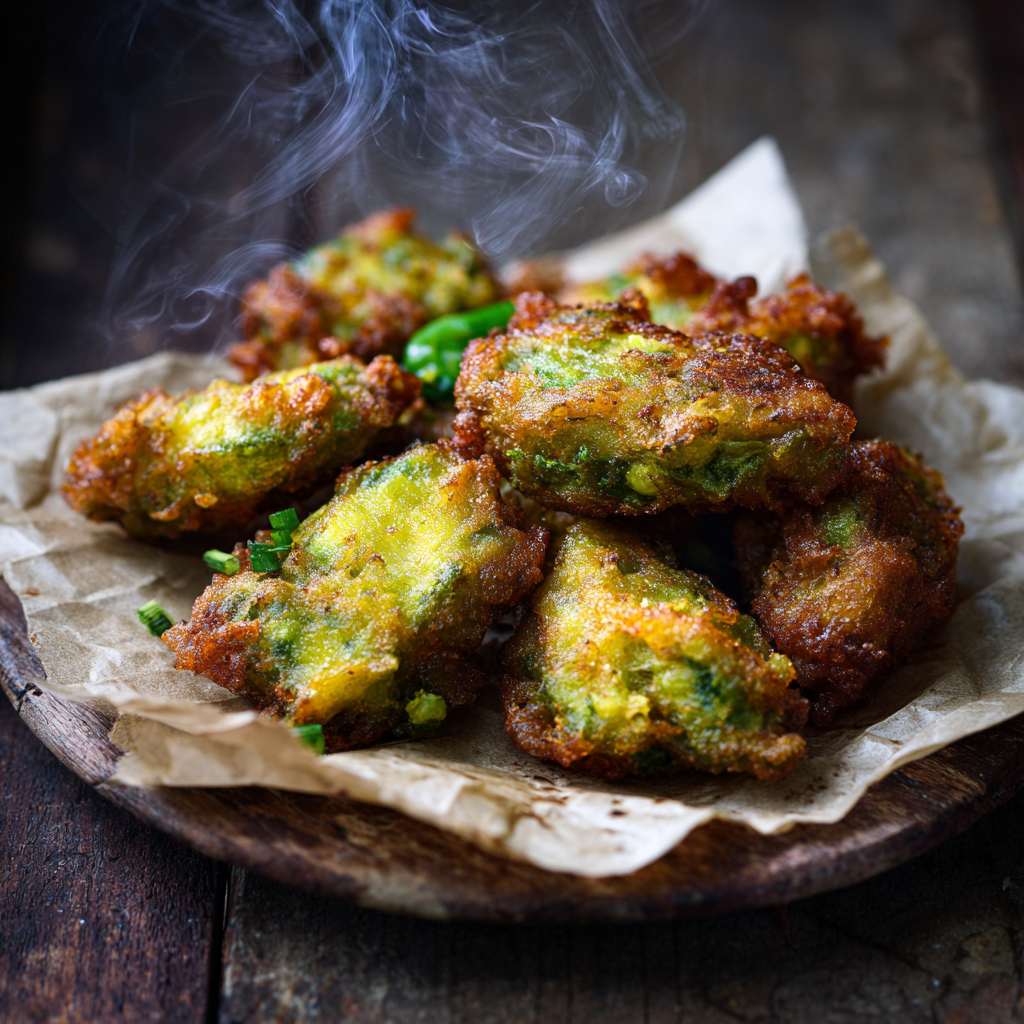 Pandan Banana Fritters Recipe
