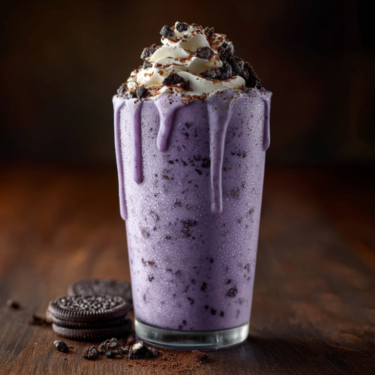 Ube Oreo Milkshake Recipe