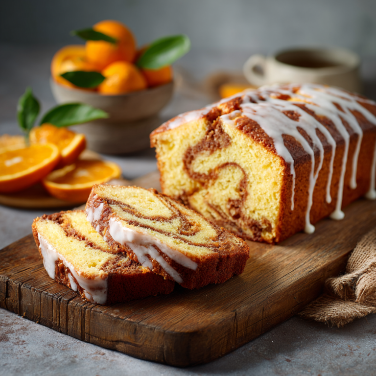Calamansi Coconut Marble Cake Recipe