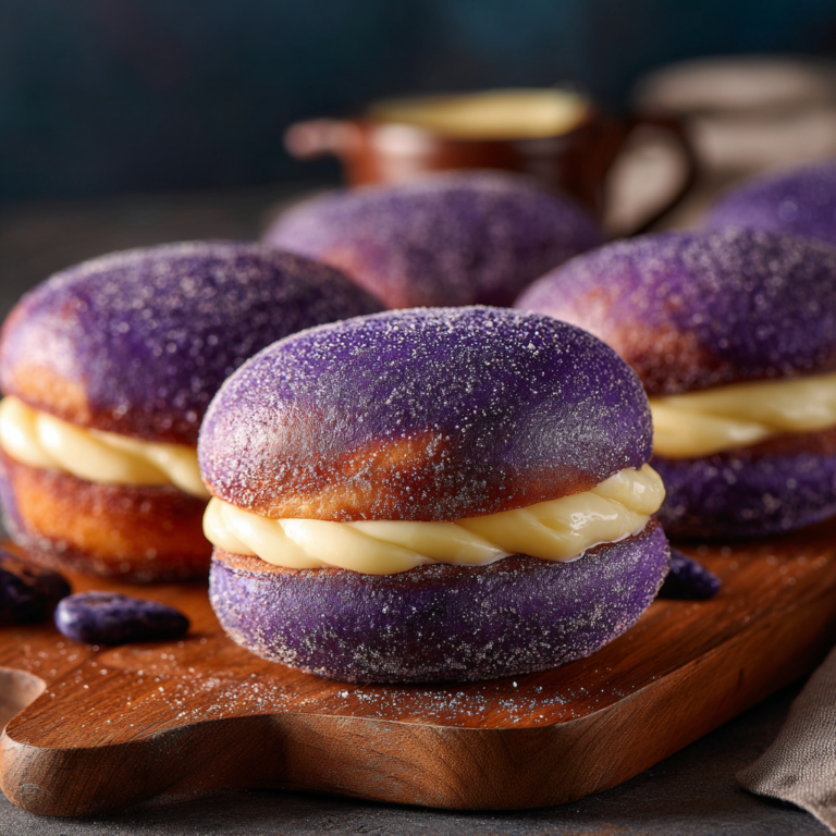 Ube Leche Donuts Recipe