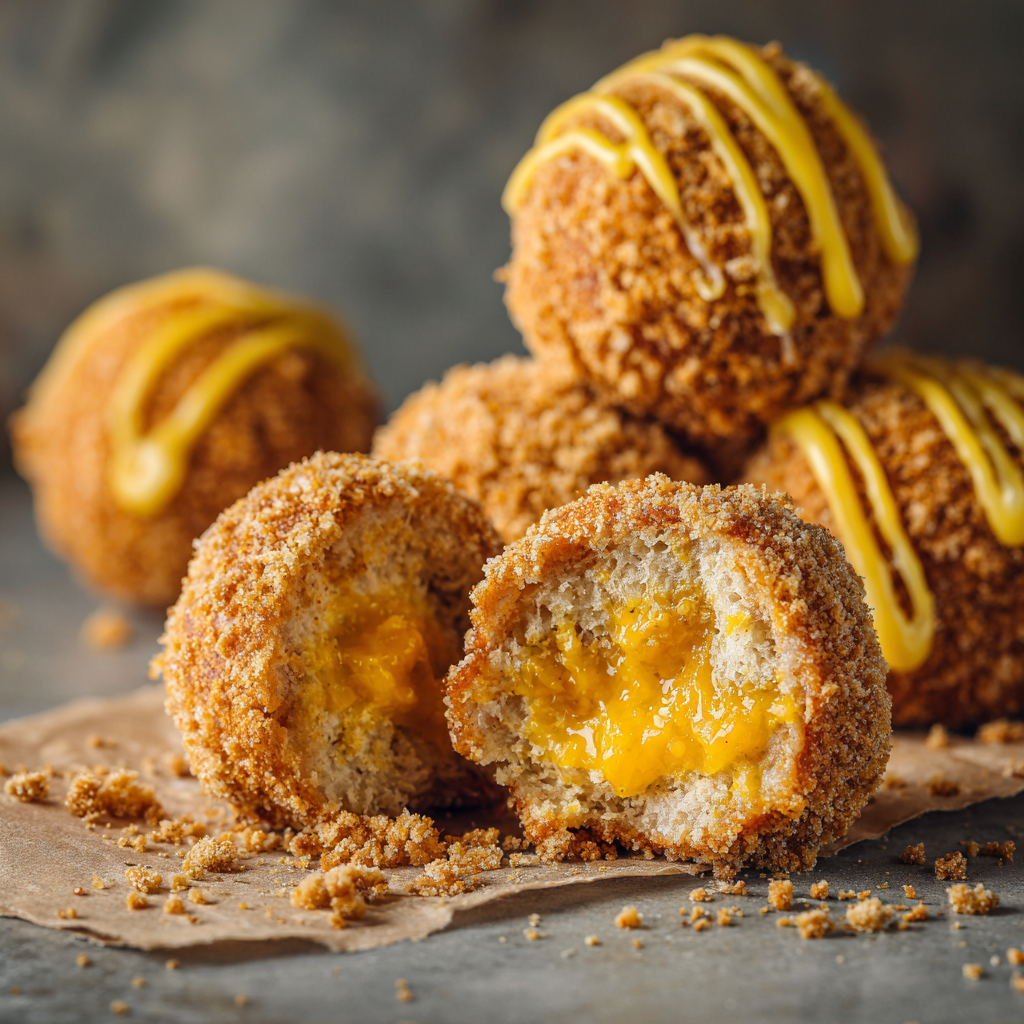 Mango Graham Donut Holes Recipe