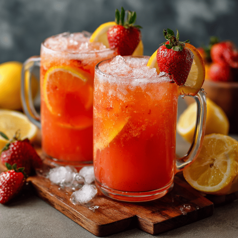 Strawberry Peach Lemonade Recipe
