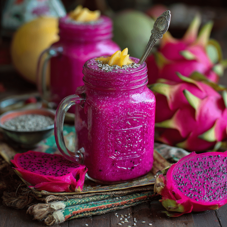 Dragon Fruit Mango Smoothie Recipe
